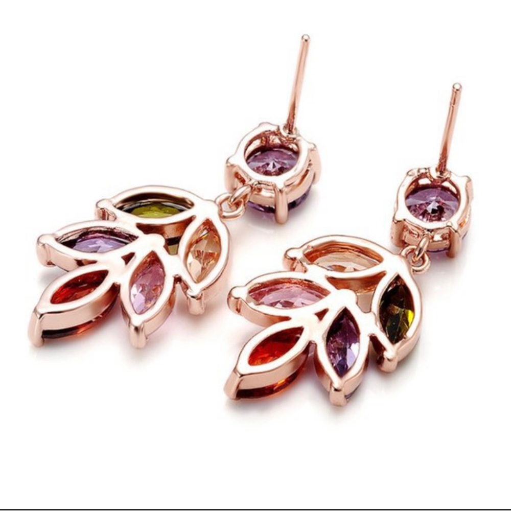 Beautiful Multicolor Dangling Earrings - image 3